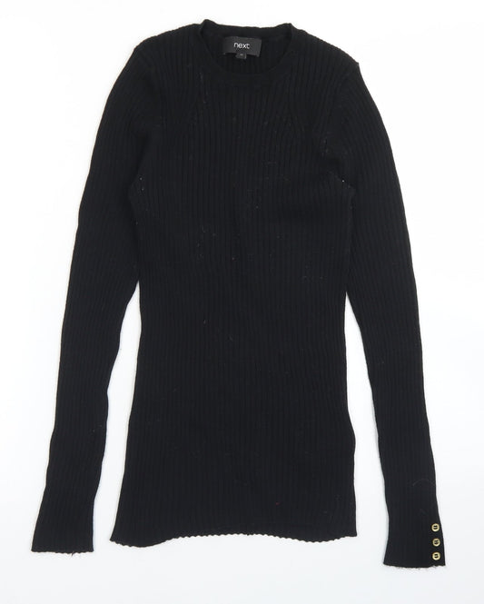 Womens UK Size 10 NEXT Black Pullover Jumper