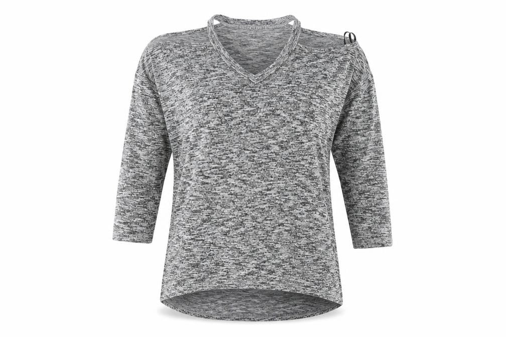 Womens UK Size S New Look Grey Basic T-Shirt
