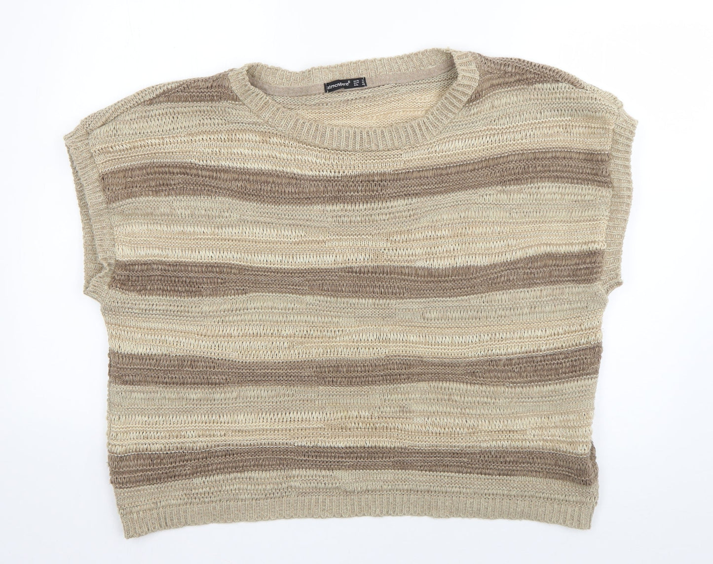 Womens UK Size 14 Atmosphere Brown Pullover Jumper