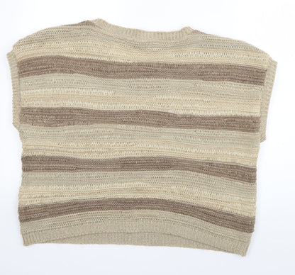 Womens UK Size 14 Atmosphere Brown Pullover Jumper