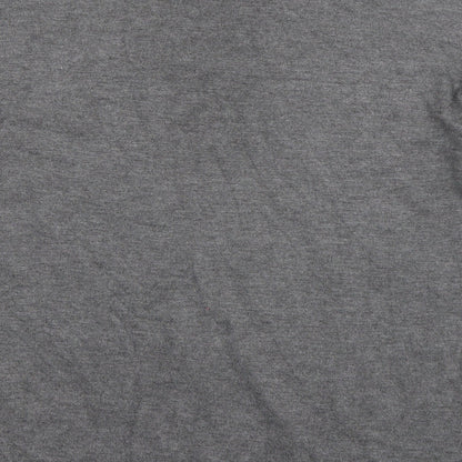 F&F Womens Grey High Neck  Viscose Pullover Jumper Size 12