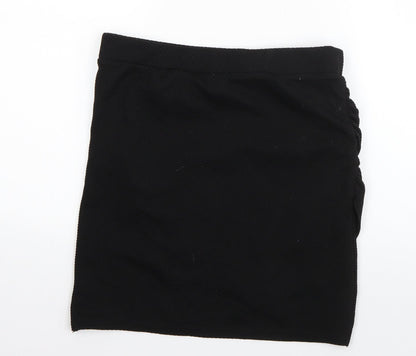 Divided Womens Black  Polyester A-Line Skirt Size M