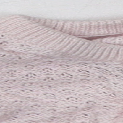 George Girls Pink  Cotton Cardigan Jumper Size 0-3 Months  Button