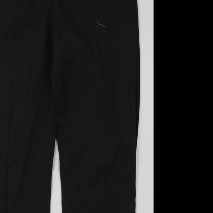 Simon Jersey Womens Grey  Polyester Trousers  Size 16 L32 in Regular Button