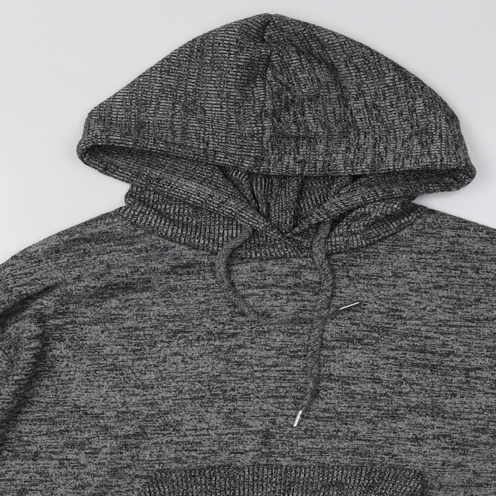 Primark Womens Grey  Polyester Pullover Hoodie Size M  Pullover