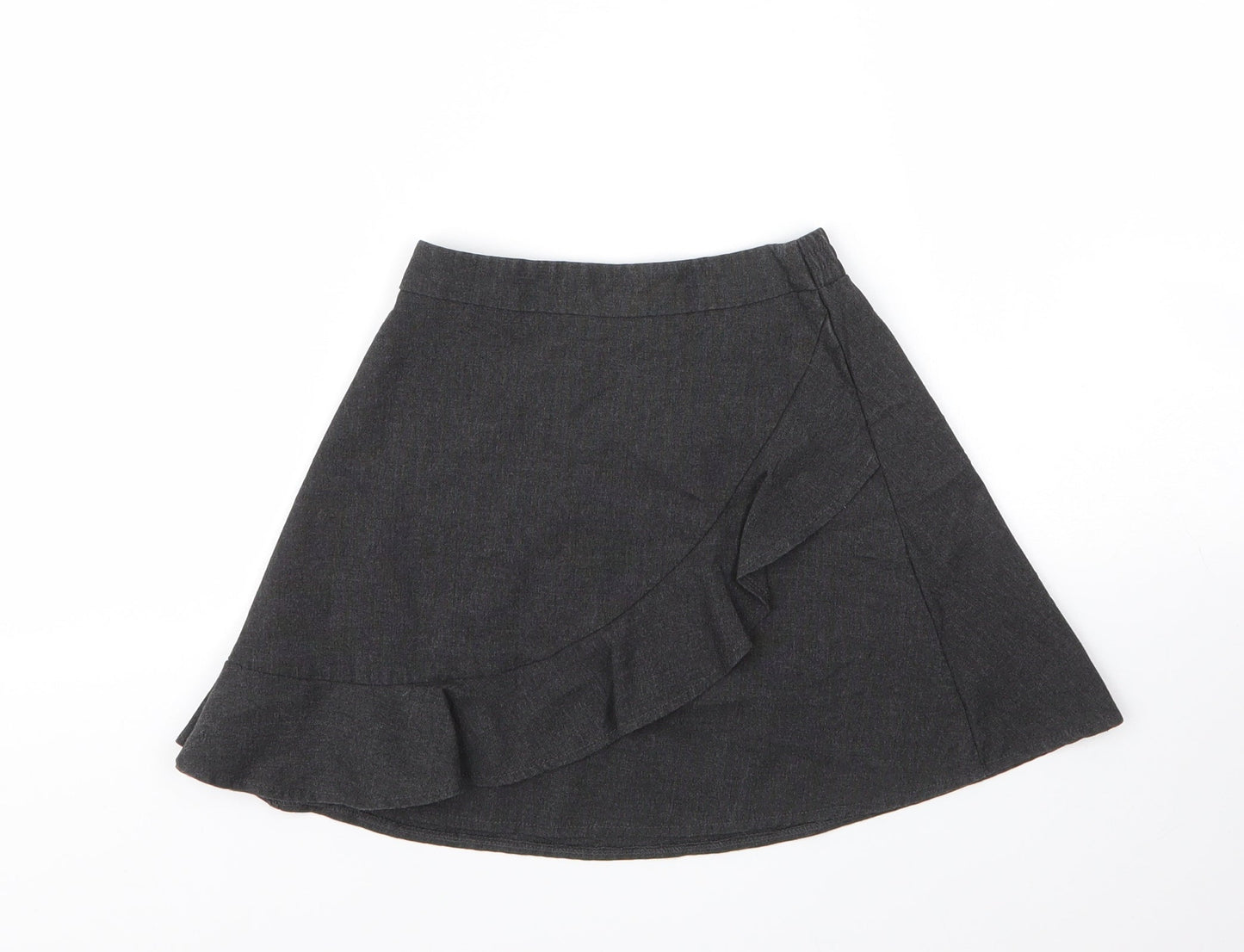 George Girls Grey  Viscose A-Line Skirt Size 4 Years  Regular