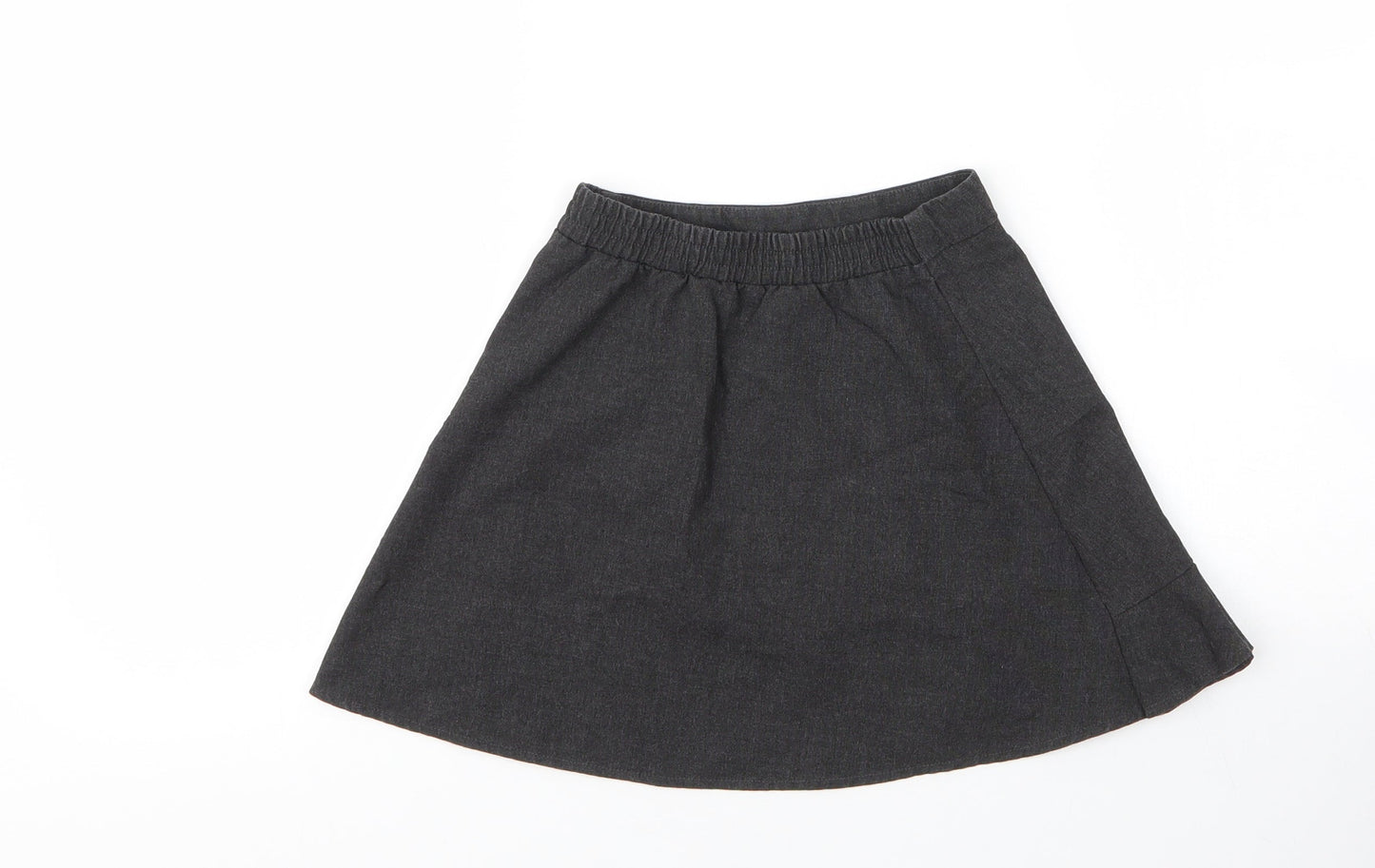 George Girls Grey  Viscose A-Line Skirt Size 4 Years  Regular