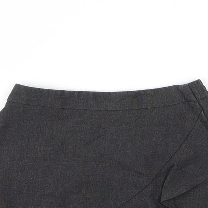 George Girls Grey  Viscose A-Line Skirt Size 4 Years  Regular