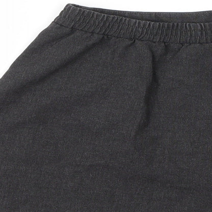 George Girls Grey  Viscose A-Line Skirt Size 4 Years  Regular
