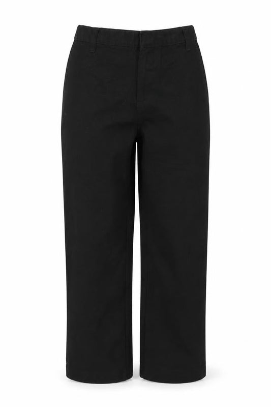 George Boys Black  Viscose Capri Trousers Size 9 Months L24 in Regular Zip