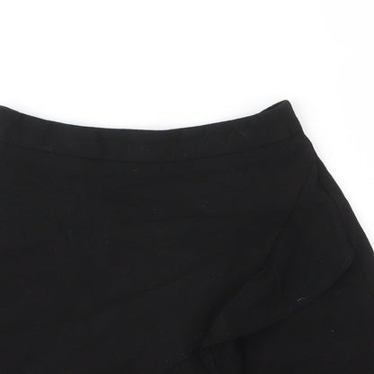George Girls Black  Viscose A-Line Skirt Size 6 Years  Regular