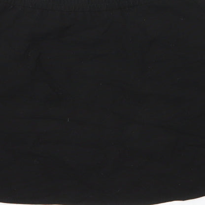 George Girls Black  Viscose A-Line Skirt Size 6 Years  Regular