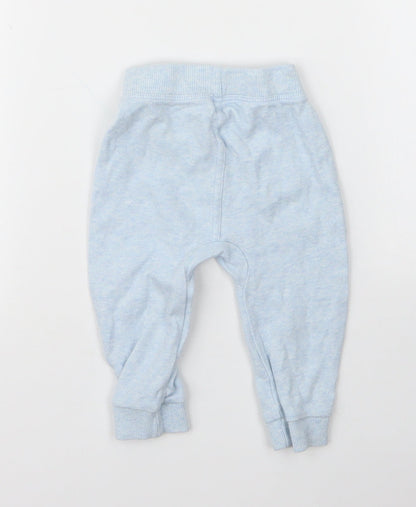 George Boys Blue  Cotton Capri Leggings Size 6-9 Months