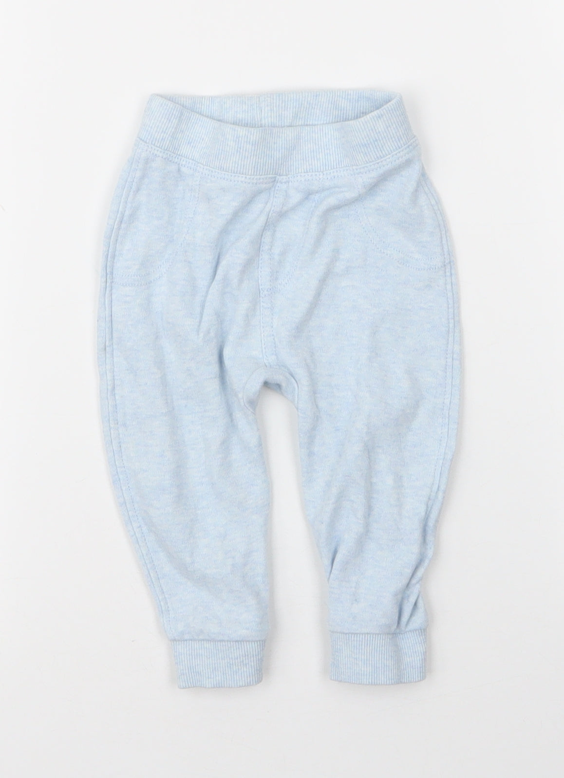 George Boys Blue  Cotton Capri Leggings Size 6-9 Months