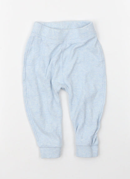 George Boys Blue  Cotton Capri Leggings Size 6-9 Months