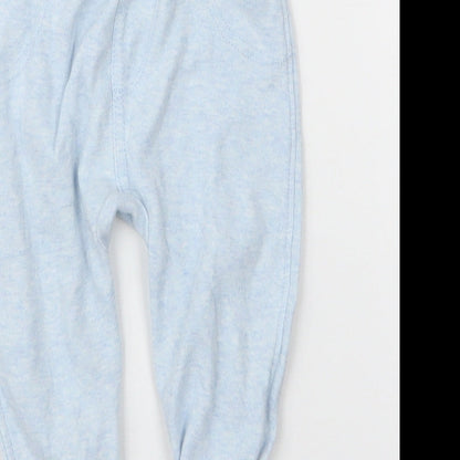 George Boys Blue  Cotton Capri Leggings Size 6-9 Months