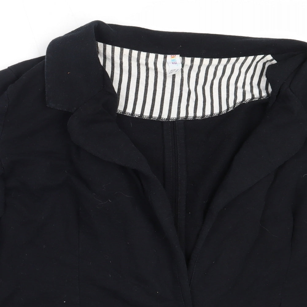 Primark Womens Black   Jacket  Size 12