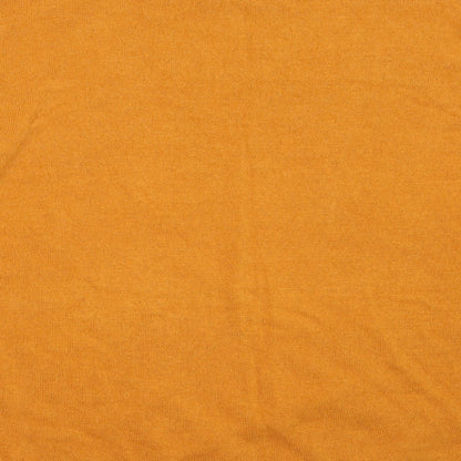 INTUITION Womens Yellow Round Neck  Acrylic Pullover Jumper Size 14