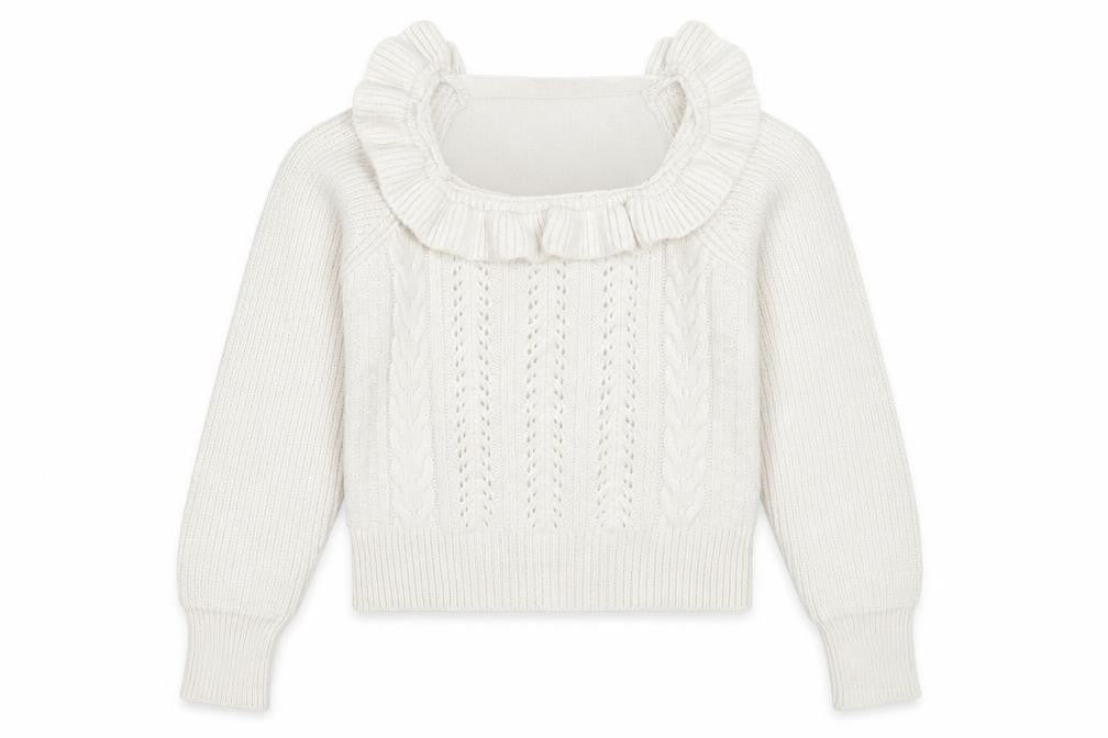Womens UK Size 6 Miss Selfridge Beige Pullover Jumper