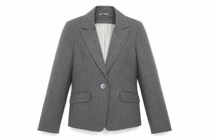 Womens UK Size 14 Debenhams Petites Grey Blazer