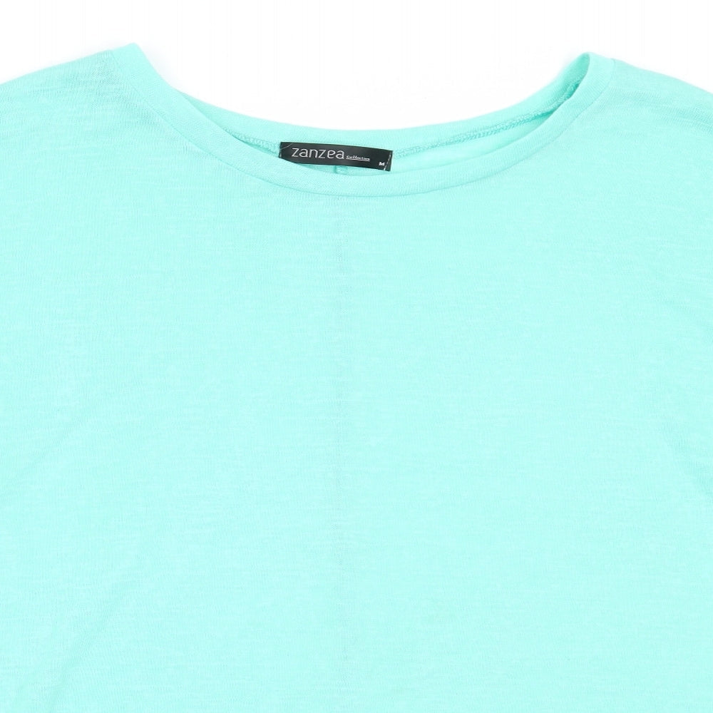 Womens UK Size M Zanzea Green Pullover Jumper