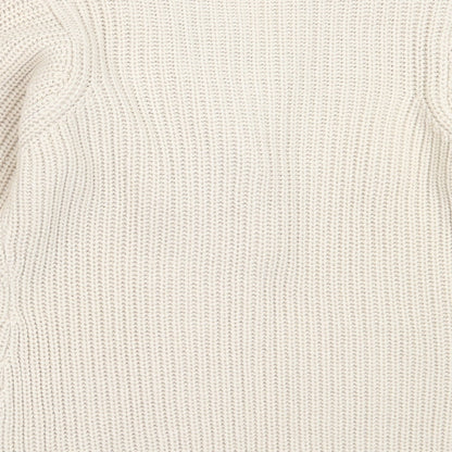 Womens UK Size S EWM Beige Cardigan Jumper
