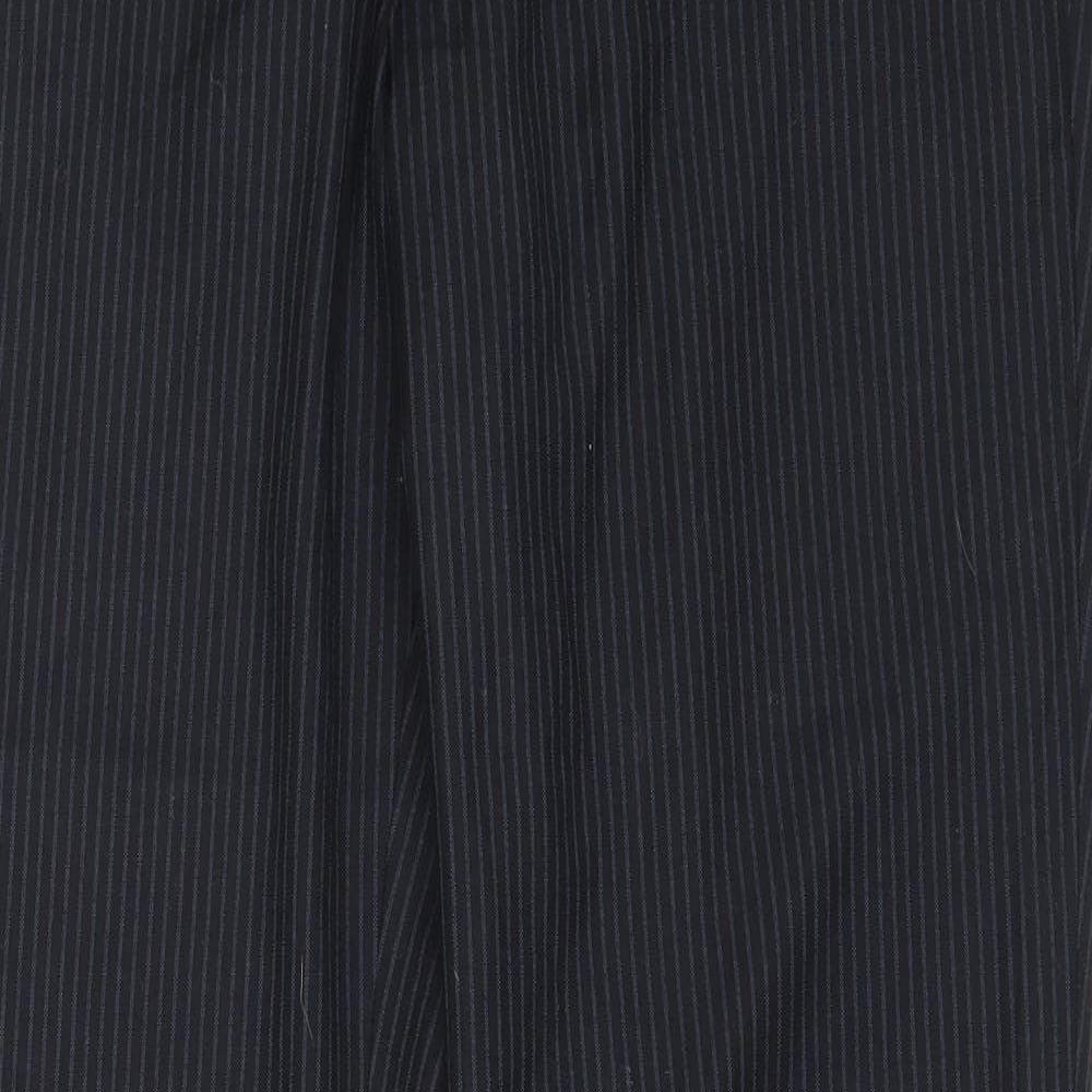 George Mens Blue  Polyester Trousers  Size 32 in L31 in Regular
