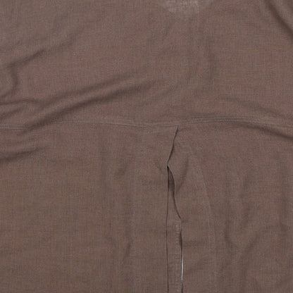 EAST Womens Brown  Linen Jacket Blazer Size 12