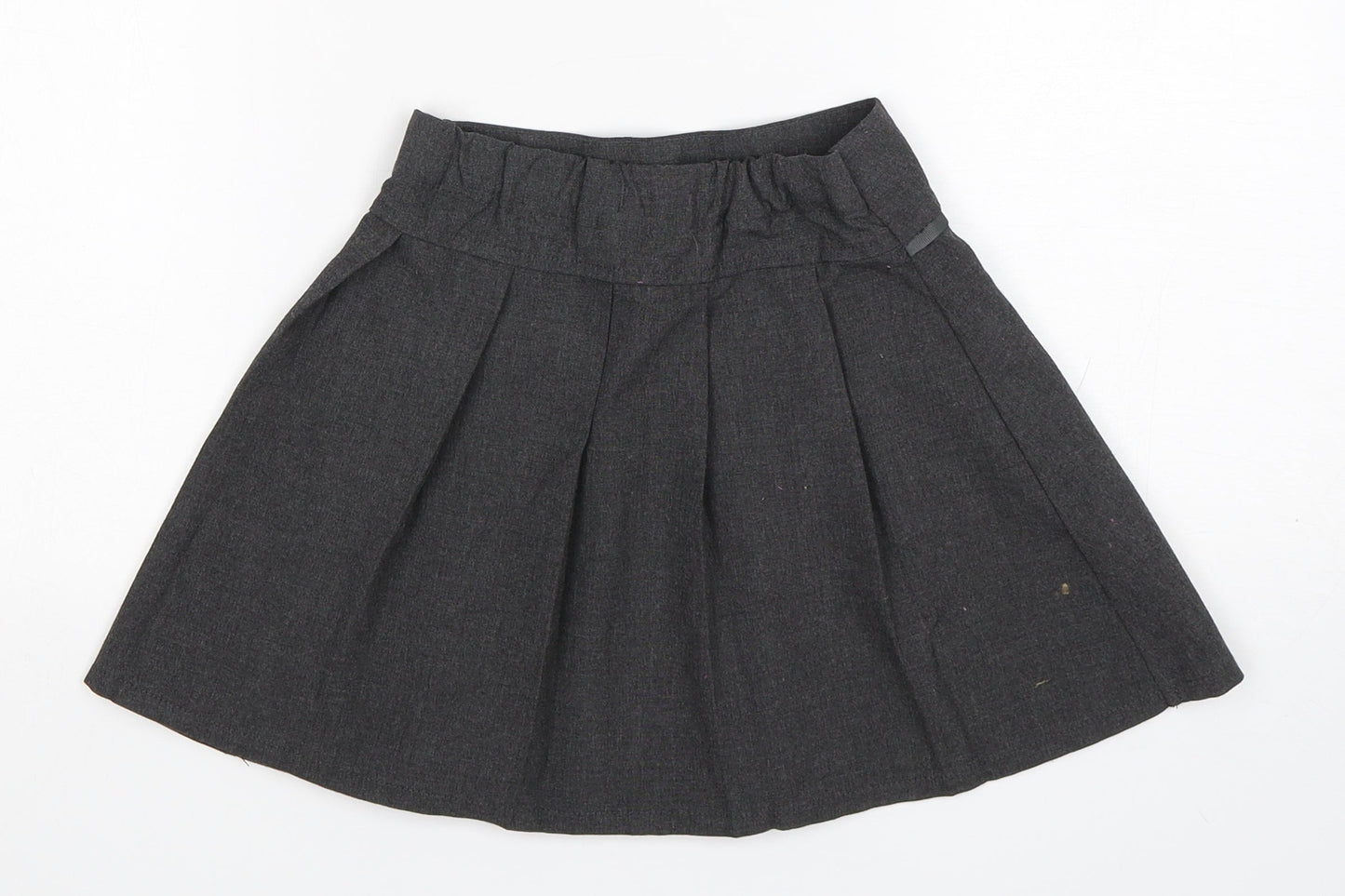 TU Girls Grey  Polyester Pleated Skirt Size 4 Years  Regular