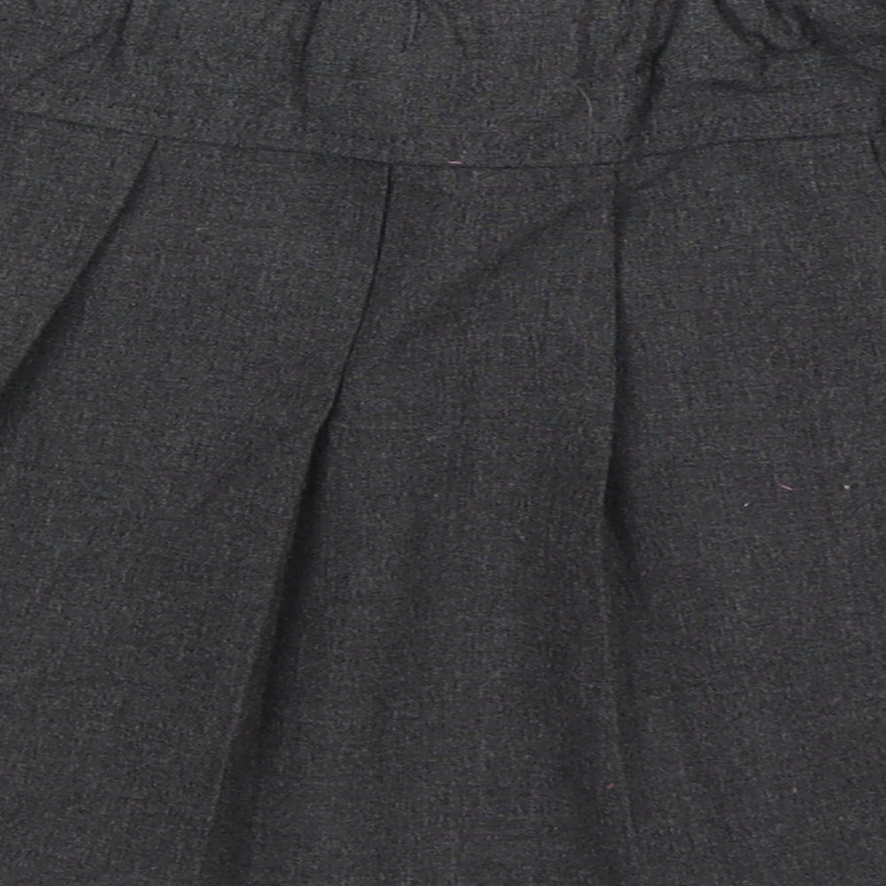 TU Girls Grey  Polyester Pleated Skirt Size 4 Years  Regular