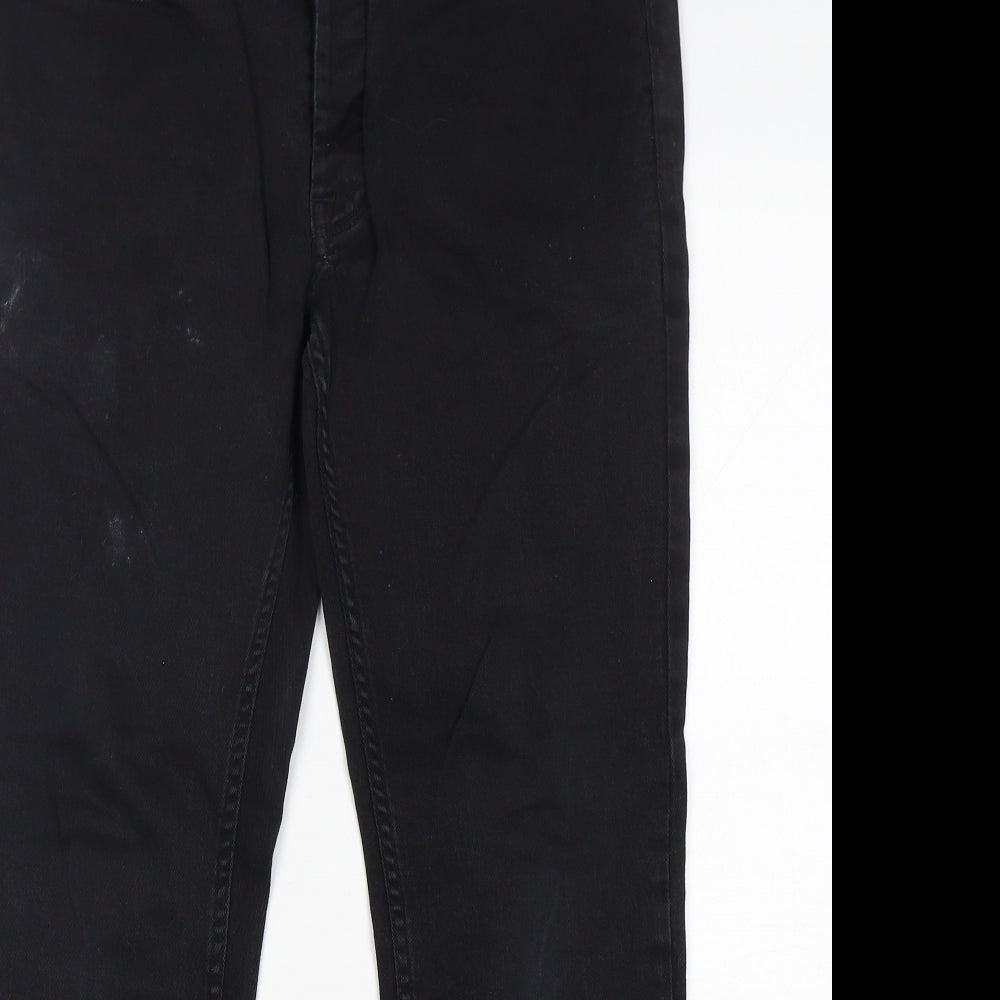 Burton  Womens Black  Cotton Skinny Jeans Size 32 L30 in Regular