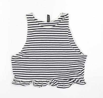 Womens UK Size M H&M Multicoloured Basic Tank