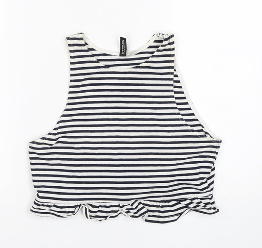 Womens UK Size M H&M Multicoloured Basic Tank