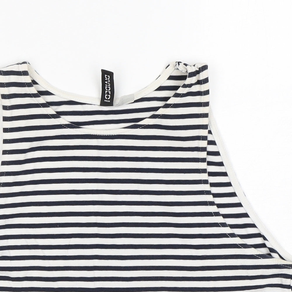 Womens UK Size M H&M Multicoloured Basic Tank
