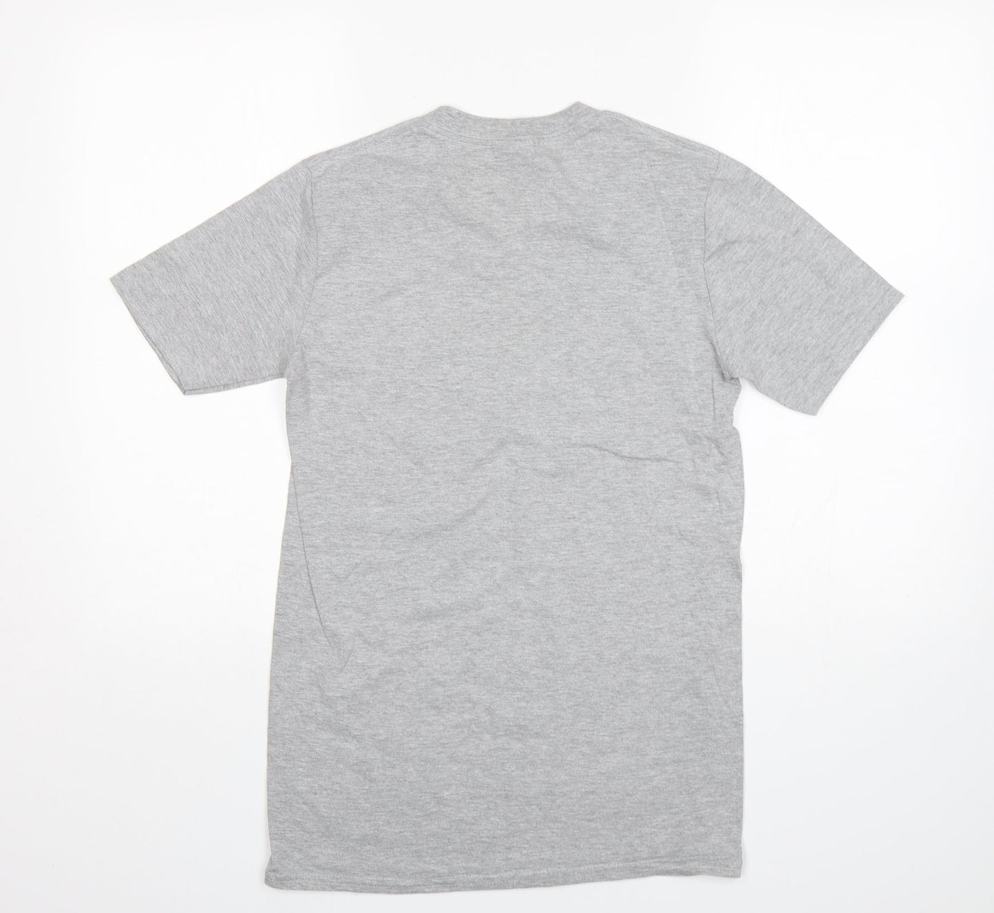 Womens UK Size S Gildan Grey Basic T-Shirt