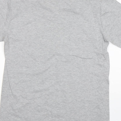 Womens UK Size S Gildan Grey Basic T-Shirt