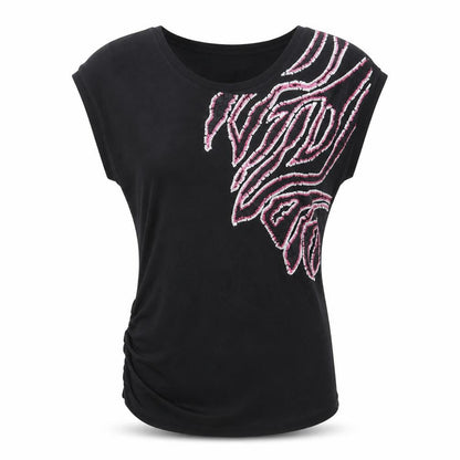 Womens UK Size XS VERO MODA Black Basic Blouse
