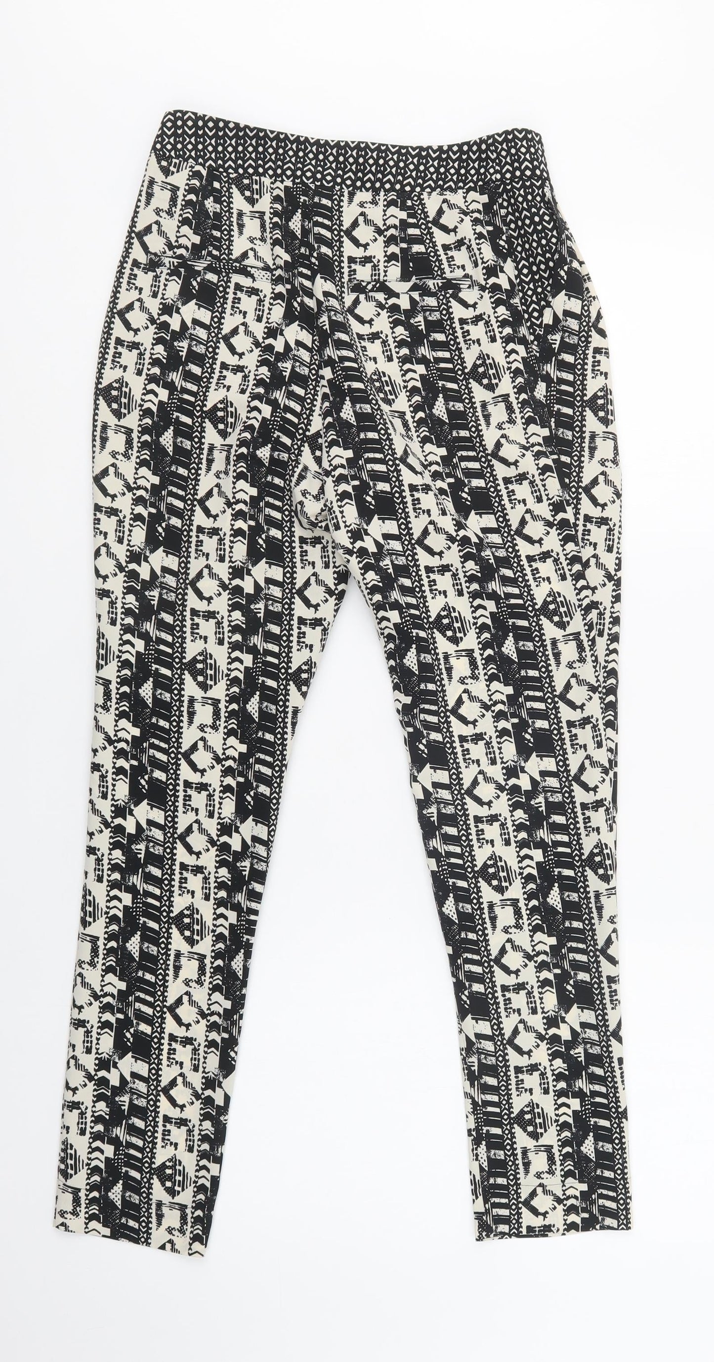 Womens UK Size 6 NEXT Regular Fit  Black Trousers