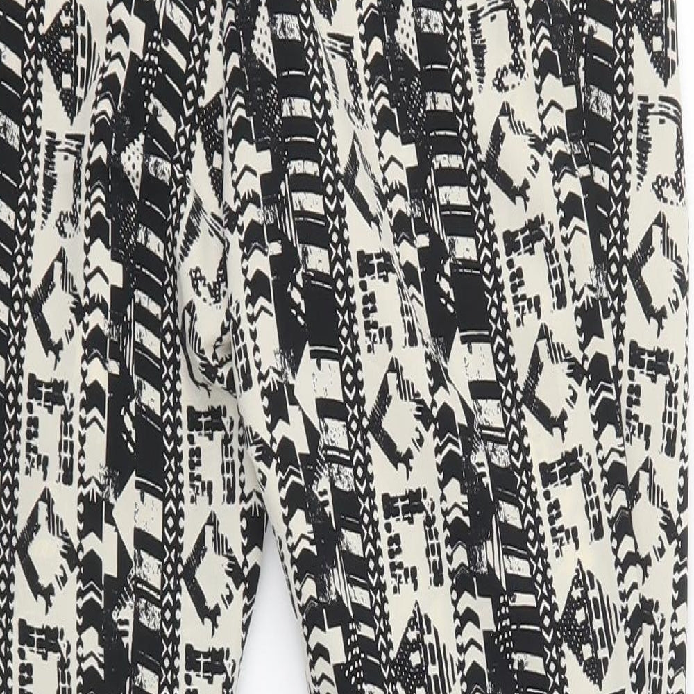 Womens UK Size 6 NEXT Regular Fit  Black Trousers