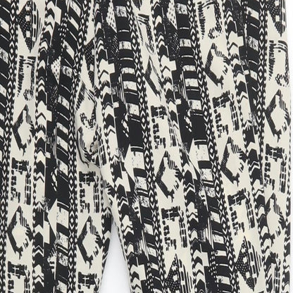 Womens UK Size 6 NEXT Regular Fit  Black Trousers