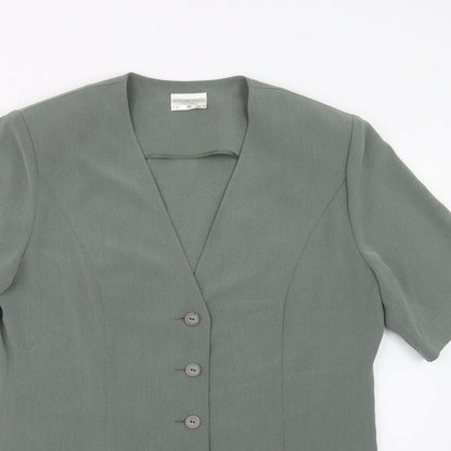 Womens UK Size 14 Sommermann Green Jacket