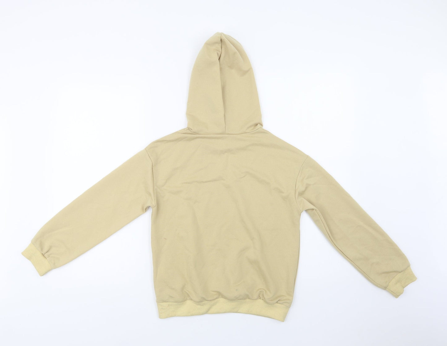 SheIn Girls Beige  Cotton Pullover Hoodie Size 10-11 Years