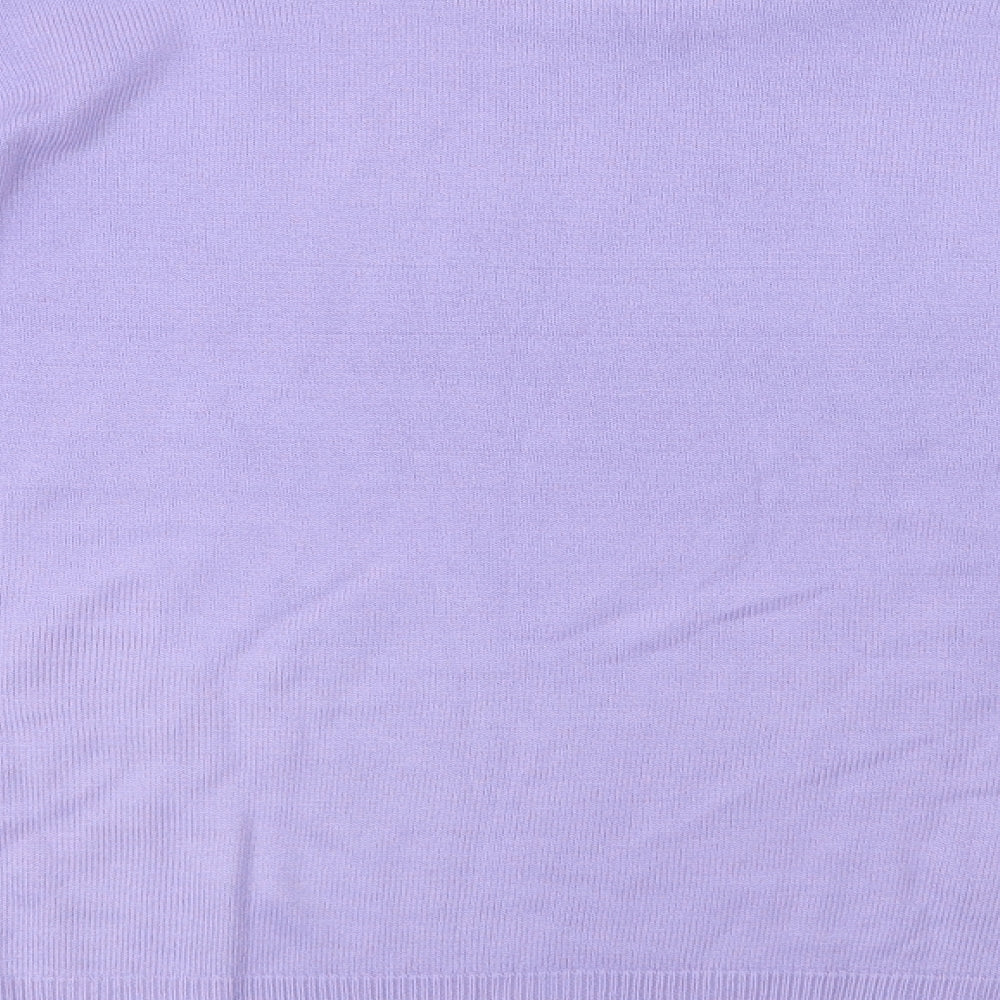 Womens UK Size M Isabelle Purple Pullover Jumper