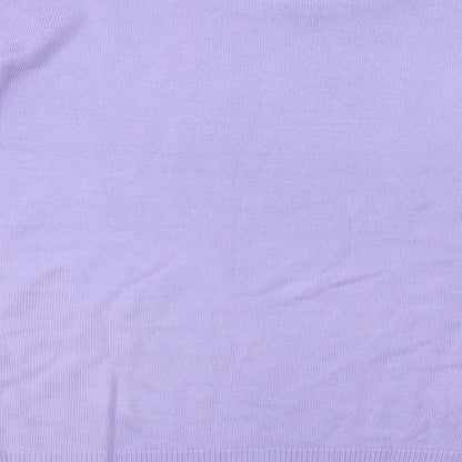Womens UK Size M Isabelle Purple Pullover Jumper