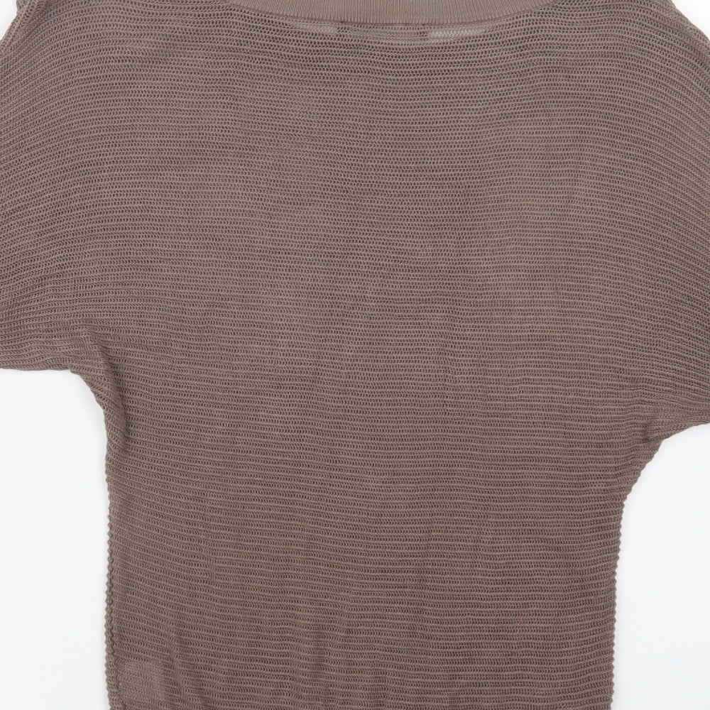 Womens UK Size 12 Select Brown Pullover Jumper