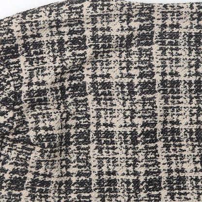 TU Womens Beige Check  Jacket Blazer Size 10