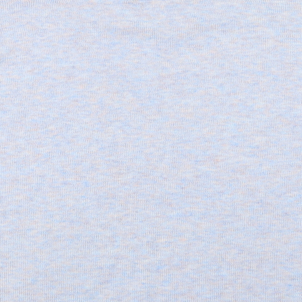 F&F Womens Blue Crew Neck  Polyester Pullover Jumper Size 10