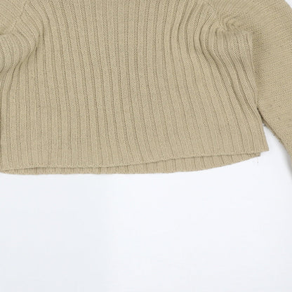 Womens UK Size M PRETTYLITTLETHING Beige Pullover Jumper