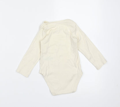 Marks and Spencer Baby Ivory  Cotton Babygrow One-Piece Size 12-18 Months
