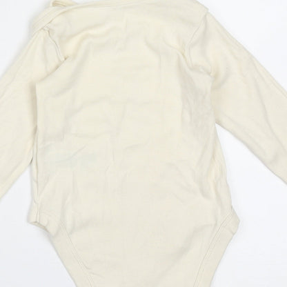 Marks and Spencer Baby Ivory  Cotton Babygrow One-Piece Size 12-18 Months